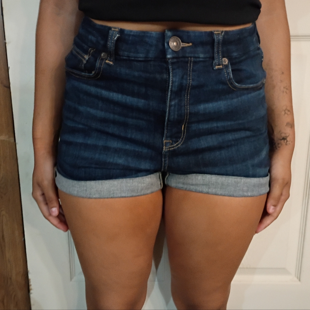 American Eagle Denim Blue Women's Shorts